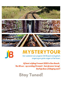 vrijdag 11 t/m zondag 13 maart - JBDB - Mysterytour