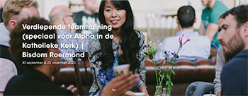 vanaf zaterdag 30 september - Speciale teamtraining Alphacursus