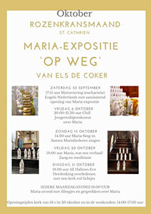 vrijdag 6 oktober - Chill jongerenbijeenkomst over Maria