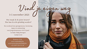 vrijdag 3 t/m zondag 5 november - Ignatiaans weekend voor jongvolwassenen