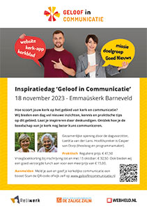 zaterdag 18 november - Inspiratiedag - Geloof in communicatie