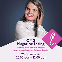 zaterdag 25 november - OMG Magazine lezing