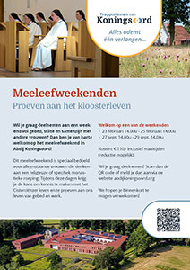 vrijdag 27 t/m zondag 29 september - Roepingsweekend voor alleenstaande vrouwen