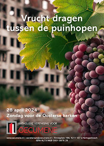 zondag 28 april - Zondag voor de Oosterse Kerken