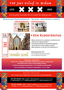 zondag 30 maart - Presentatie Amsterdam als Stad van Devotie