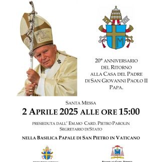 woensdag 2 april - Requiemmis voor H. Johannes Paulus II