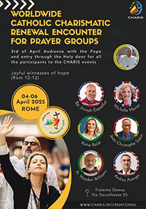 vrijdag 4 t/m zondag 6 april - Charis - Renewal Encounter for Prayer Groups