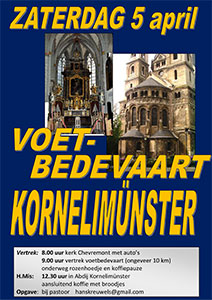 zaterdag 5 april - Voetbedevaart Kerkrade - Kornelimünster