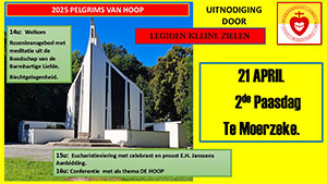 maandag 21 april - Pelgrims van Hoop - Moerzeke