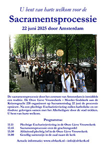 zondag 22 juni - Sacramentsprocessie Amsterdam