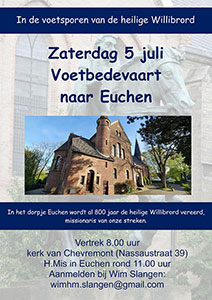 zaterdag 5 juli - Voetbedevaart Chevremont - Euchen