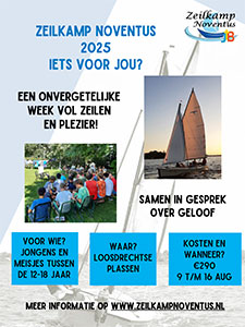 zaterdag 9 t/m zaterdag 16 augustus - Zeilkamp Noventus