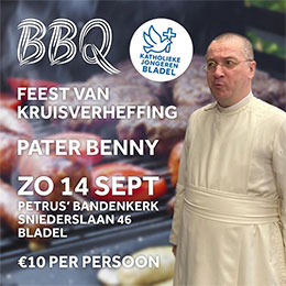 zondag 14 september - BBQ - Feest van de Kruisverheffing
