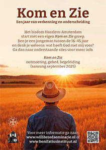 vanaf dinsdag 23 september - Kom en Zie-traject Bisdom Haarlem-Amsterdam