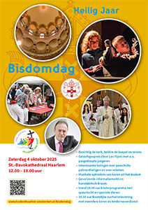 zaterdag 4 oktober - Bisdomdag rond de Bavokathedraal Haarlem