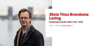 donderdag 9 oktober - Titus Brandsma Lezing