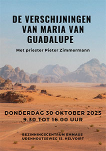 donderdag 30 oktober - Woenstijndag - Maria van Guadalupe