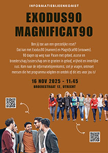 zondag 16 november - Exodus 90 en Magnificat 90 infobijeenkomst