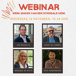 woensdag 10 december - Gratis webinar - Werk maken synodale Kerk