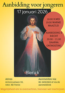 zaterdag 17 januari 2026 - Aanbidding voor jongeren