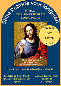 donderdag 26 februari t/m zondag 1 maart 2026 - Stille retraite - Lectio Divina