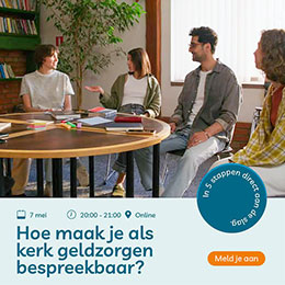 donderdag 7 mei - Webinar - Als kerk aan de slag met geldzorgen