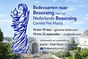 zaterdag 16 t/m dinsdag 19 mei - Bedevaart naar Beauraing