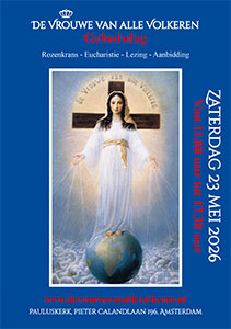 zaterdag 23 mei - Gebedsdag Vrouwe van alle Volkeren