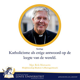zaterdag 30 mei - Lente Universiteit - Mgr. Mutsaerts