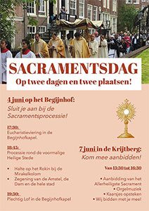 zondag 7 juni - Sacramentsprocessie Krijtberg