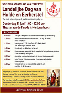 donderdag 11 juni - Landelijkse Dag van Hulde en Eerherstel donderdag 11 juni - Landelijkse Dag van Hulde en Eerherstel