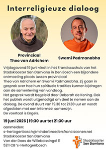 vrijdag 19 juni - Interreligieuze dialoog met Theo van Adrichem