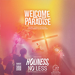 zondag 2 t/m vrijdag 7 augustus - Welcome to Paradise - Holiness no less