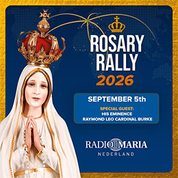 zaterdag 5 september 2026 - Rosary Rally met kardinaal Burke