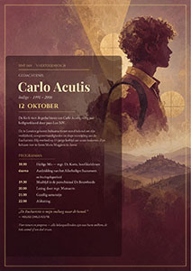 maandag 12 oktober - Herdenking Heilige Carlo Acutis maandag 12 oktober - Herdenking Heilige Carlo Acutis