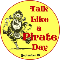 maandag 19 september - International Talk Like A Pirate Day